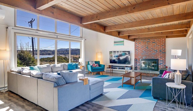 Ocean Front House Sits Right on a Sandy Beach!