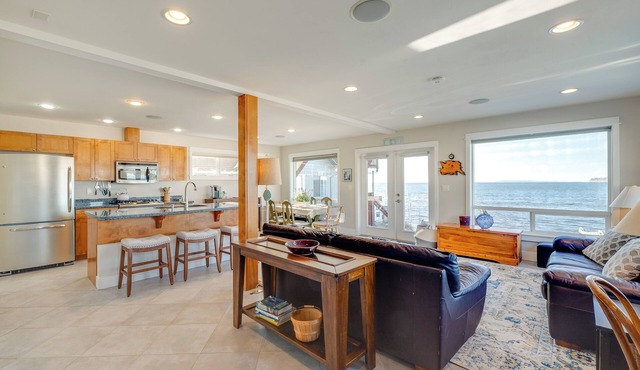 Ocean Views & Beach Access at Cottage on Birch Bay