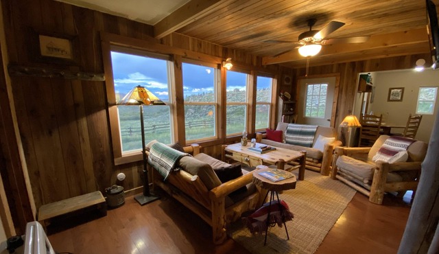Off the grid rustic cabin