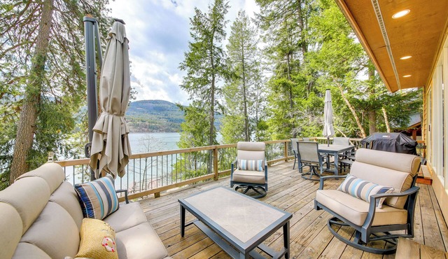 Peaceful Cabin w/Dock on Lake Pend Oreille