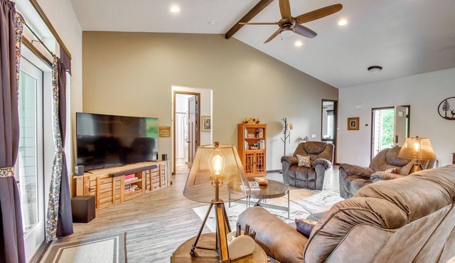 Peaceful Shelton Home w/Spacious Yard & Fire Pit!