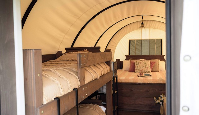 Pioneer's Dream~1883 Inspired~Covered Wagon~BISON~Heat and A/C