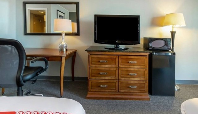 Practical King Room Great for Pet Owners Close to Jennings Dining