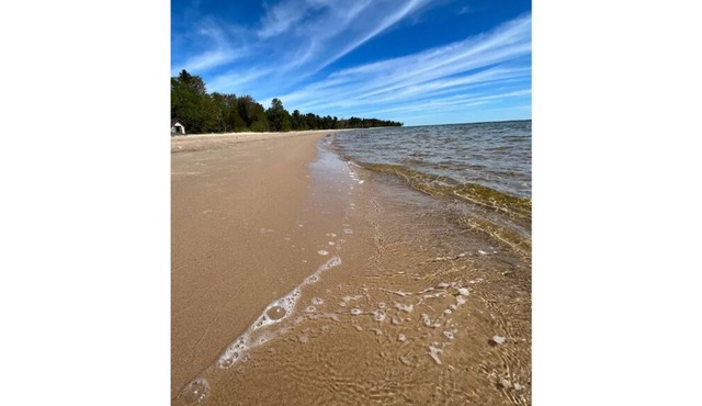Private beach on Lake Huron!