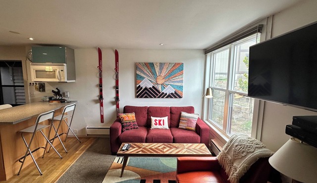 Retro Ski Condo at the Base of Lone Mountain! Located on Shuttle Route!
