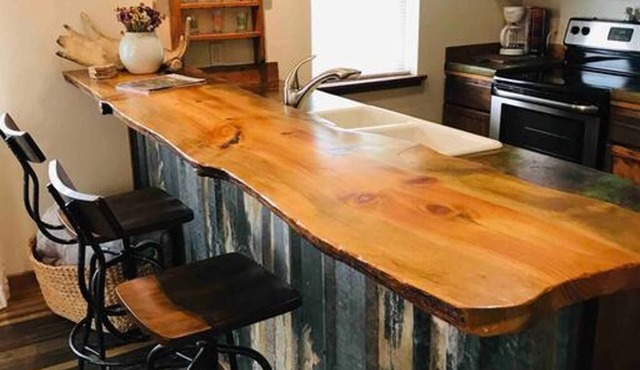 Rustic, modern, and cozy condo located in central Missoula on the Milwaukee Path bike trail.