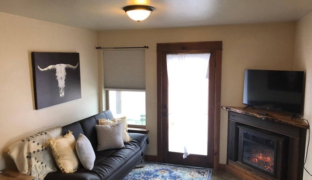 Rustic, modern, and cozy condo located in central Missoula on the Milwaukee Path bike trail.