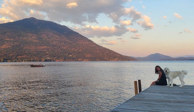 Sandpoint's Boho bell tent on Lake Pend Oreille