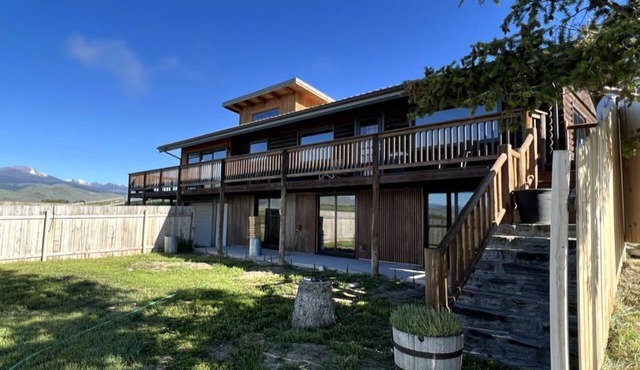 Scenic Vacation Home with Wrap-Around Deck Overlooking Ennis Lake near McAllister, Montana