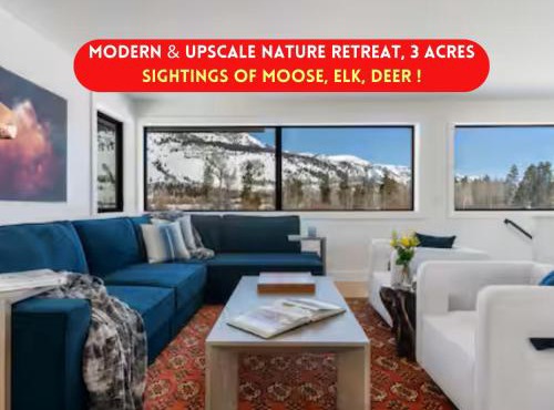 Secluded Mountain View Getaway - Near Jackson Hole - BBQ, Patio Wildlife!