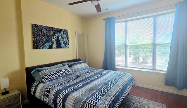 Second Floor King Bed w/Off-Street Parking