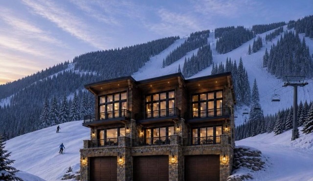 Ski-in Ski-out, hot tub, on the ski run, next to the chairlift. Amazing views!
