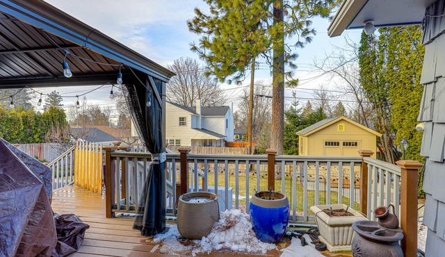 Spokane Home w/Deck + Yard, 2 Mi to Downtown!