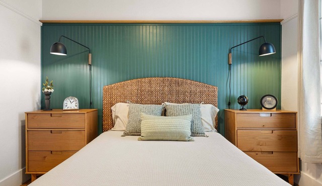 Stay in the Elizabeth Page House, a modern bungalow, perfect for families.