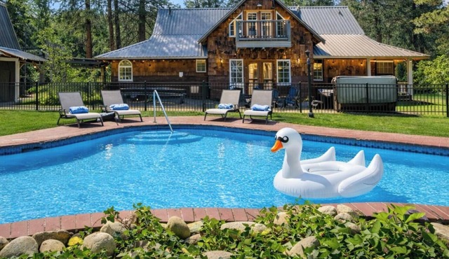 Summer Pool | Hot Tub | Firepit | Yard | Sleeps 12