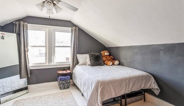 This bungalow is full of character and charm for your stay in small town Iowa