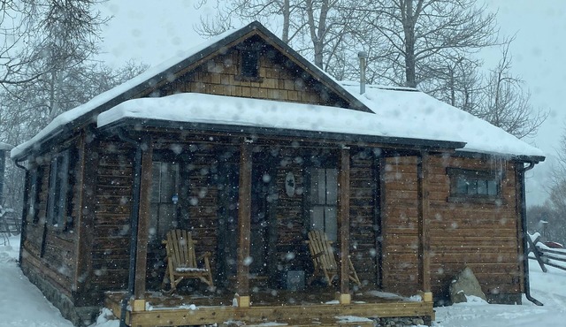 Winter at Kodow Kabin! 1865 cabin/hot tub close to Red Lodge and skiing!