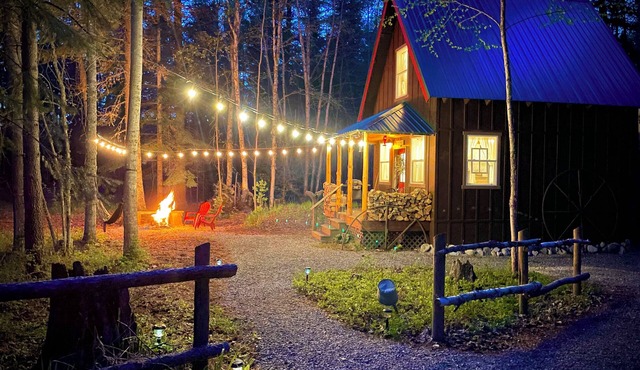 Woodland Hideaway Cozy Cabin in the Woods, Peaceful, Charming & Pet-Friendly