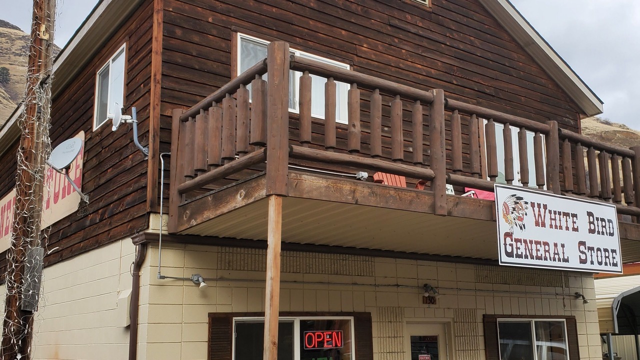 Photo of Buildings in White Bird