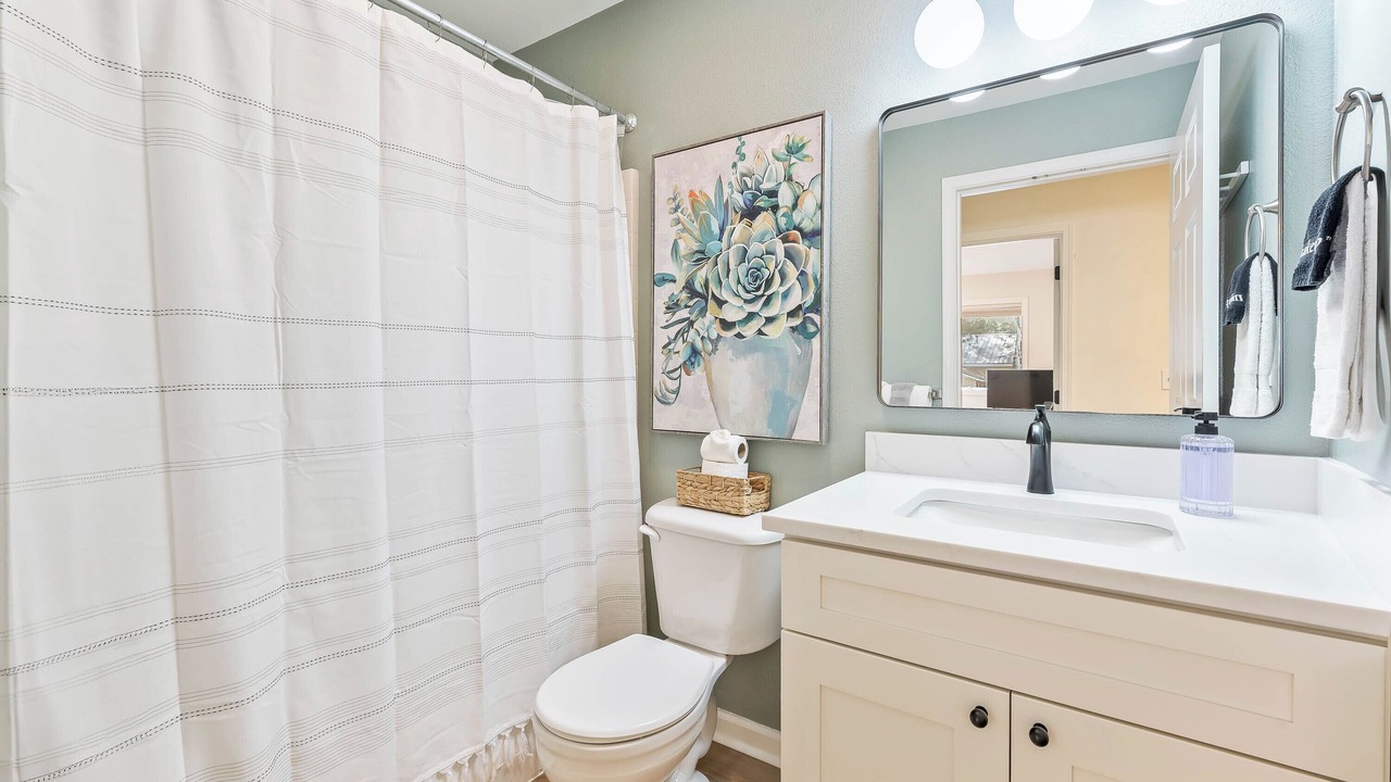 Photo of Bathroom in Downtown Leavenworth