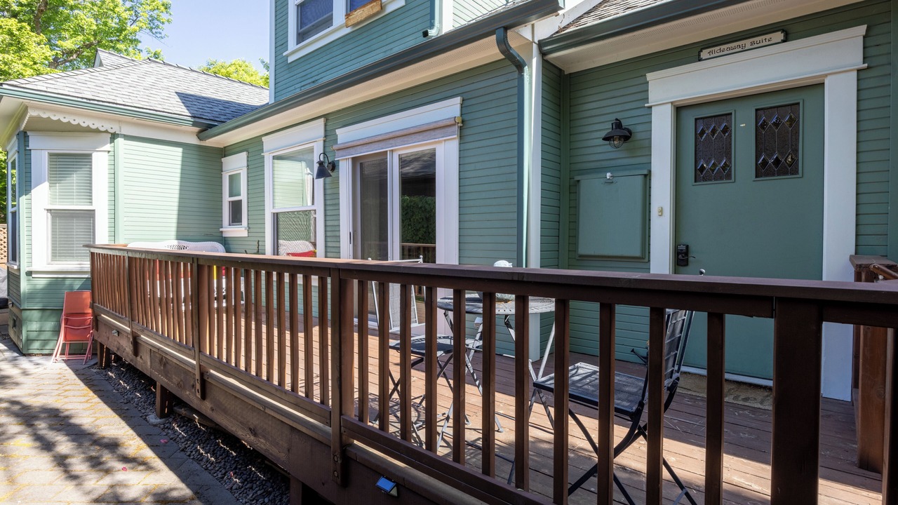 Photo of Patio Balcony in Historic Railroad District