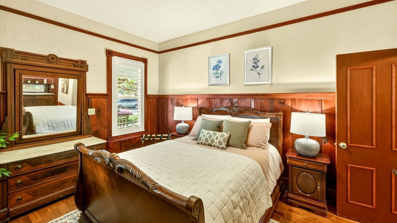 Photo of Bedroom in Historic Railroad District