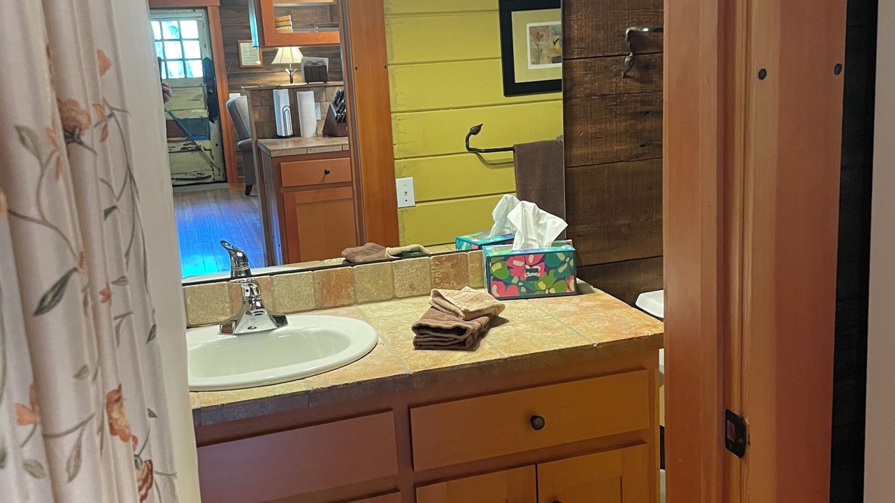 Photo of Bathroom in Historic Railroad District