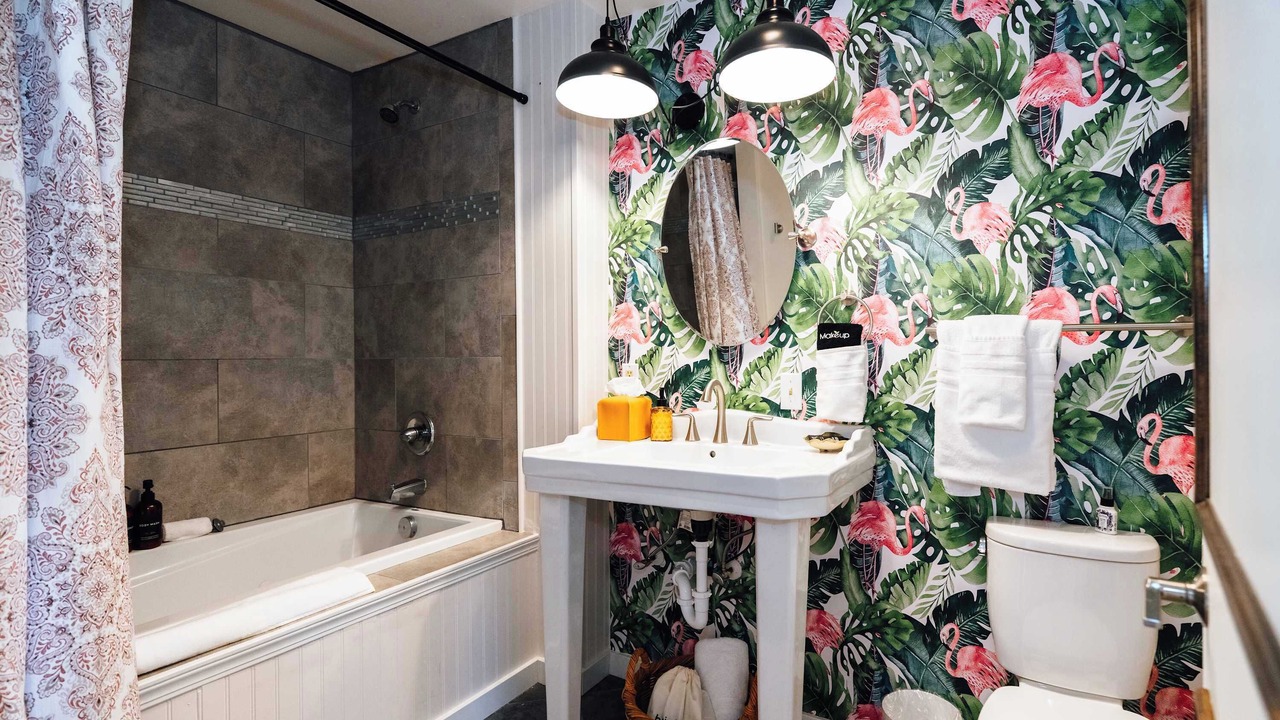 Photo of Bathroom in Historic Railroad District