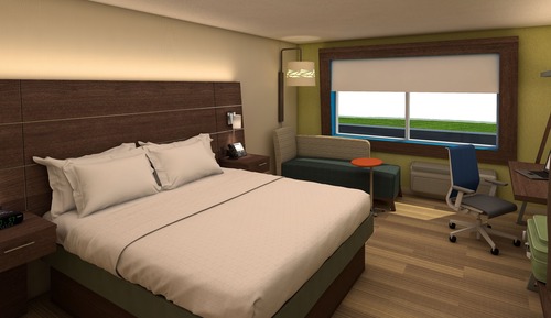 Suite, 1 King Bed, Accessible (Mobility, Roll-In Shower)