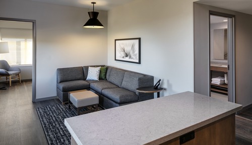 Suite, 1 King Bed with Sofa bed, Accessible Bathtub