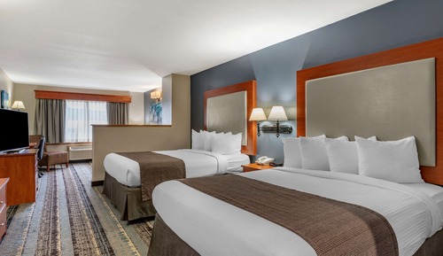 Standard Room, 2 Queen Beds, Non Smoking, Microwave
