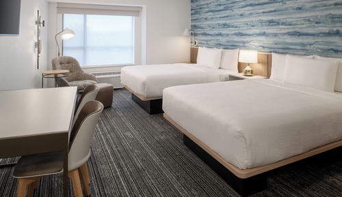 Standard Studio, 2 Queen Beds, Lake View (Hearing Accessible)