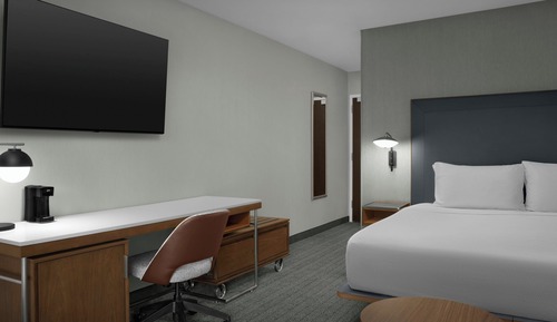 Room, 1 King Bed with Sofa bed, Balcony (Mobility Accessible, Roll-In Shower)