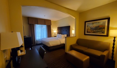 Suite, 1 King Bed, Non Smoking, Microwave
