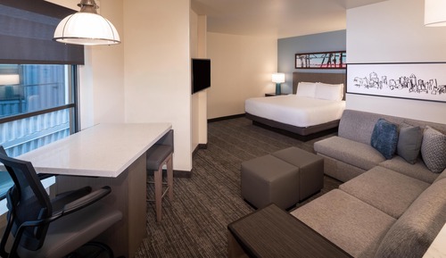 Studio, 1 King Bed with Sofa bed
