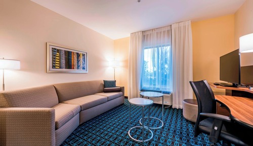 Studio, 1 King Bed with Sofa bed, Hearing Accessible