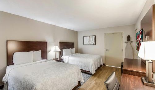 Premium Room with Two Queen Beds Smoke Free (Upgraded Bedding and Snack Box)