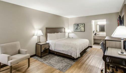 Premium Queen Room Smoke Free (Upgraded Bedding and Snack Box)