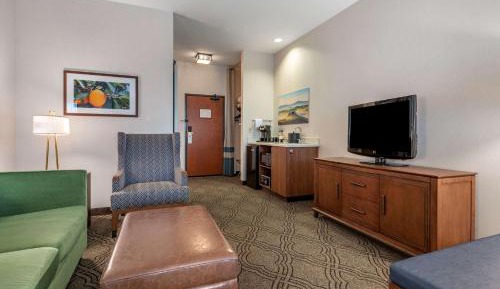 Queen Suite with Roll-In Shower and Sofa Bed - Mobility Accessible/Non-Smoking