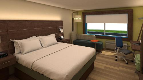 King Suite with Mobility Accessible Roll-In Shower