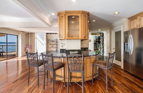 Bremerton House | Serene Waterfront Retreat w/ Private Beach & Sauna