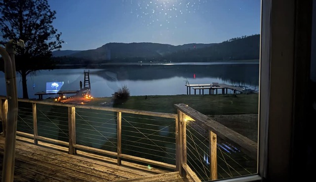 Quiet secluded waterfront home.