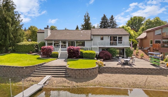 Lakeside Liberty Lake Home Private Beach Acces